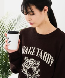 虎」に該当するニット/セーター（クルーネック(丸首)）ファッション