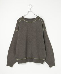 配色ニット