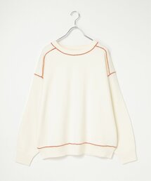 配色ニット