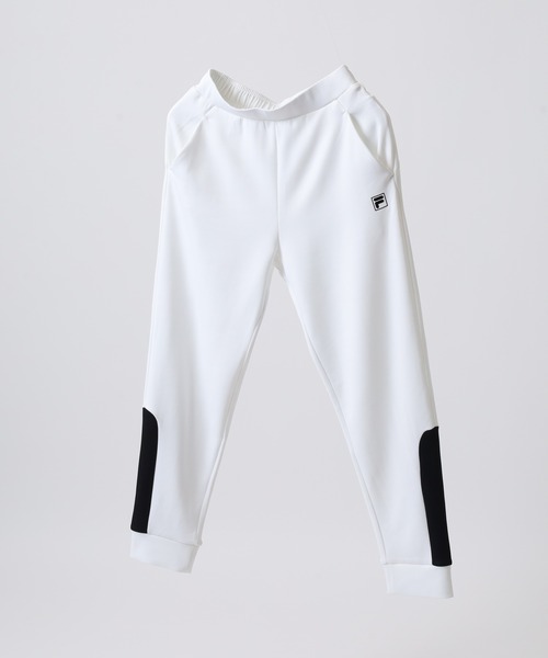 FILA(フィラ)の「FILA JOGGER PANTS フィラ ダンボールニットジョガーパンツ スウェット(スウェットパンツ・レディース・グレー/ホワイト/ピンク・M/L)」の1枚目の写真