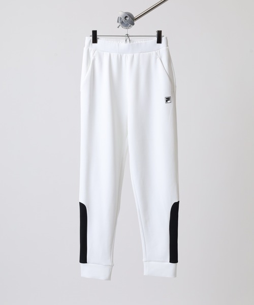 FILA(フィラ)の「FILA JOGGER PANTS フィラ ダンボールニットジョガーパンツ スウェット(スウェットパンツ・レディース・グレー/ホワイト/ピンク・M/L)」の6枚目の写真