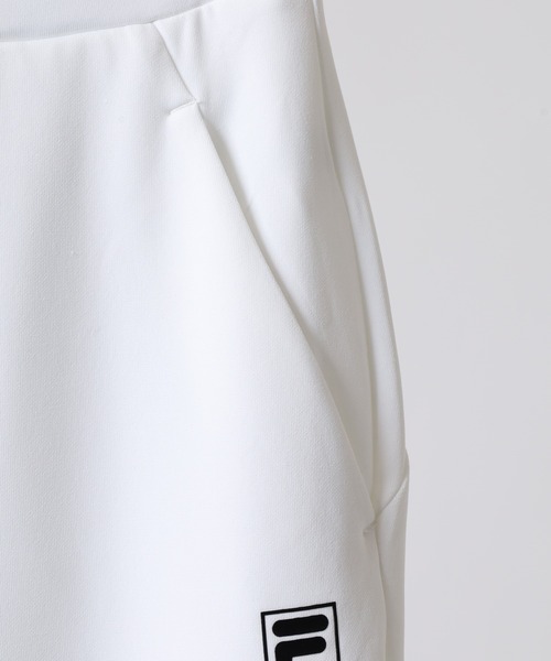 FILA(フィラ)の「FILA JOGGER PANTS フィラ ダンボールニットジョガーパンツ スウェット(スウェットパンツ・レディース・グレー/ホワイト/ピンク・M/L)」の8枚目の写真