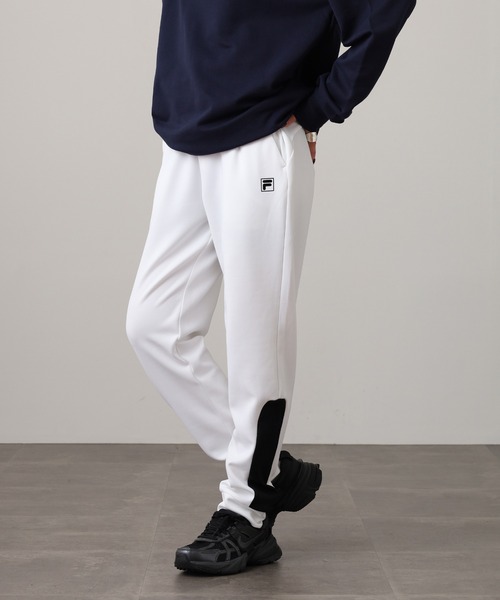FILA(フィラ)の「FILA JOGGER PANTS フィラ ダンボールニットジョガーパンツ スウェット(スウェットパンツ・レディース・グレー/ホワイト/ピンク・M/L)」の17枚目の写真