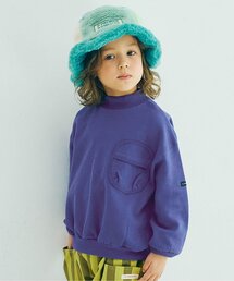 p.premier（ピードットプルミエ）の「【ジュニア対応】裏起毛モックネックポケットトレーナー（スウェット・キッズ）」