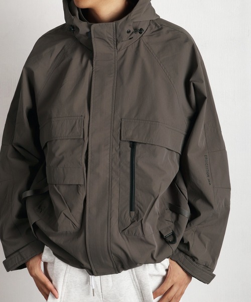 WESTSEA(ウエストシー)の「デカポケ フードジップブルゾン(ブルゾン・メンズ・チャコール/ブラック・L/XL/M)」の2枚目の写真