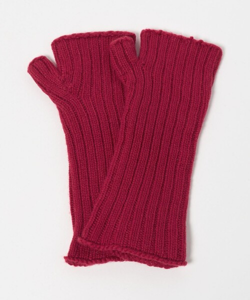 Steven Alan（スティーブンアラン）の「＜Steven Alan＞カシミヤ リブ フィンガーレス グローブ（手袋・レディース・ライム/ブラック/レッド・FREE）」の3枚目の写真