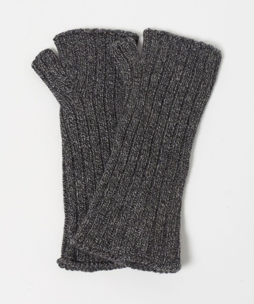 Steven Alan（スティーブンアラン）の「＜Steven Alan＞カシミヤ リブ フィンガーレス グローブ（手袋・レディース・ライム/ブラック/レッド・FREE）」の2枚目の写真