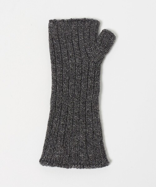 Steven Alan（スティーブンアラン）の「＜Steven Alan＞カシミヤ リブ フィンガーレス グローブ（手袋・レディース・ライム/ブラック/レッド・FREE）」の4枚目の写真