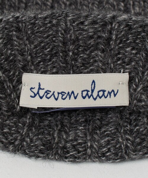 Steven Alan（スティーブンアラン）の「＜Steven Alan＞カシミヤ リブ フィンガーレス グローブ（手袋・レディース・ライム/ブラック/レッド・FREE）」の8枚目の写真