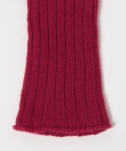 Steven Alan（スティーブンアラン）の「＜Steven Alan＞カシミヤ リブ フィンガーレス グローブ（手袋・レディース・ライム/ブラック/レッド・FREE）」の10枚目の写真