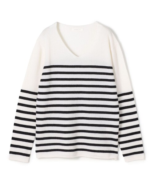スコットランドカシミヤ Vネックプルオーバー（ニット/セーター