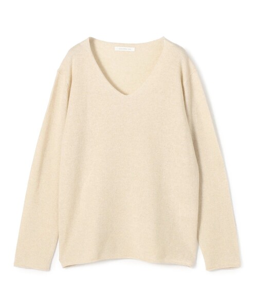 スコットランドカシミヤ VネックGALERIE VIE tomorrowland スコットランドカシミヤ Vネックプルオーバー（ニット/セーター