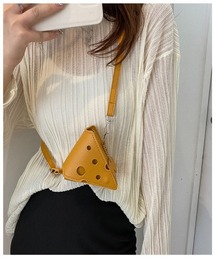 チーズ デザイン　ショルダーバッグ