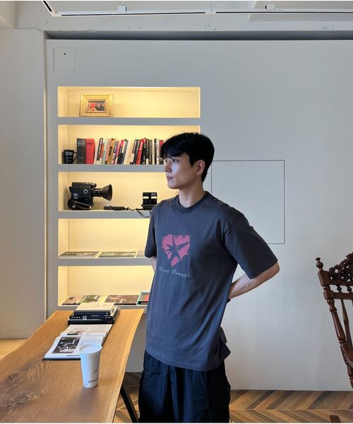 BER DE NOIR(ベールドノワール)の「ブレイクハートTシャツ(チャコール)(Tシャツ/カットソー・メンズ・その他・MEDIUM/LARGE)」の5枚目の写真