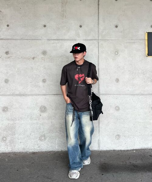 BER DE NOIR(ベールドノワール)の「ブレイクハートTシャツ(チャコール)(Tシャツ/カットソー・メンズ・その他・MEDIUM/LARGE)」の4枚目の写真