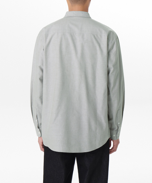 MUSINSA STANDARD（ムシンサスタンダード）の「リラックスフィットオックスフォードシャツ[トープ]（シャツ/ブラウス・メンズ・その他・SMALL/MEDIUM/LARGE/X-LARGE/XX-LARGE/XXX-LARGE）」の2枚目の写真