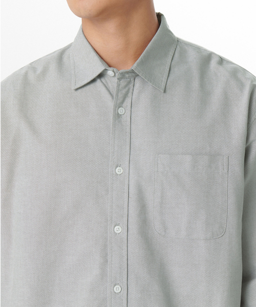 MUSINSA STANDARD（ムシンサスタンダード）の「リラックスフィットオックスフォードシャツ[トープ]（シャツ/ブラウス・メンズ・その他・SMALL/MEDIUM/LARGE/X-LARGE/XX-LARGE/XXX-LARGE）」の3枚目の写真