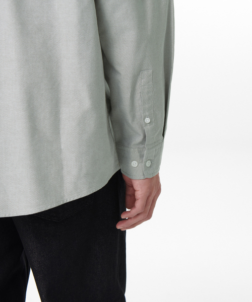 MUSINSA STANDARD（ムシンサスタンダード）の「リラックスフィットオックスフォードシャツ[トープ]（シャツ/ブラウス・メンズ・その他・SMALL/MEDIUM/LARGE/X-LARGE/XX-LARGE/XXX-LARGE）」の5枚目の写真
