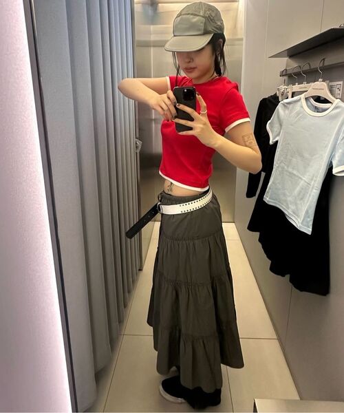 MUSINSA STANDARD WOMAN（ムシンサスタンダードウーマン）の「ウィメンズビッグブラシエクストラワイドデニムパンツ[ラスティブラック]（デニムパンツ・レディース・その他・30/24/25/26/27/28/29）」の8枚目の写真