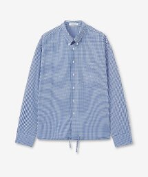 VTWO（ブイツー）の「Check Crop Shirt_Blue（シャツ/ブラウス・メンズ）」