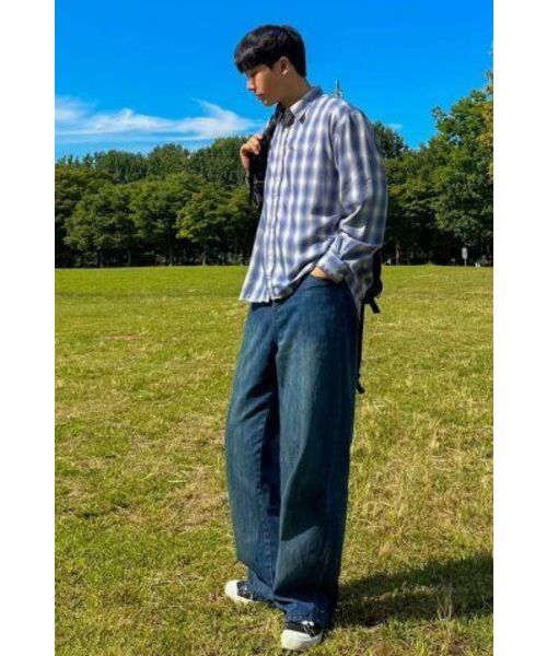 XERO（ゼロ）の「Tender Ombre Check Shirts [3 Colors]（シャツ/ブラウス・レディース・ブルー/グレー/グリーン・LARGE/MEDIUM/X-LARGE）」の10枚目の写真