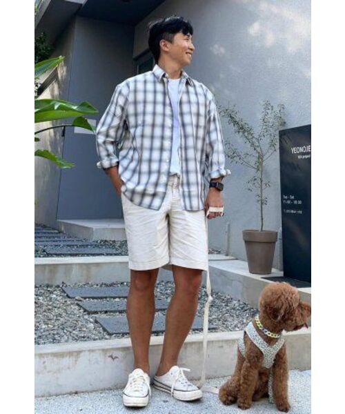 XERO（ゼロ）の「Tender Ombre Check Shirts [3 Colors]（シャツ/ブラウス・レディース・ブルー/グレー/グリーン・LARGE/MEDIUM/X-LARGE）」の11枚目の写真