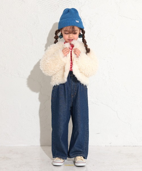 Ocean&Ground(オーシャン&グラウンド)の「Jr.エコファージャケット(ブルゾン・キッズ・アイボリー/ブラウン/ブラック・150/160)」の7枚目の写真