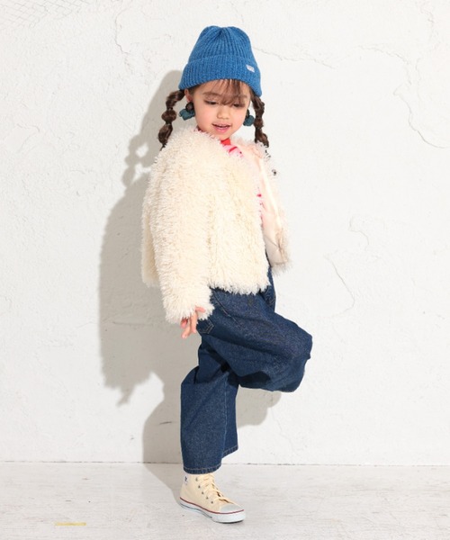 Ocean&Ground(オーシャン&グラウンド)の「Jr.エコファージャケット(ブルゾン・キッズ・アイボリー/ブラウン/ブラック・150/160)」の8枚目の写真