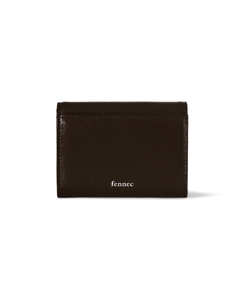 FENNEC（フェネック）の「CRINKLE TRIANGLE DOCO WALLET - ESPRESSO（札入れ/マネークリップ・レディース・その他・FREE）」の3枚目の写真