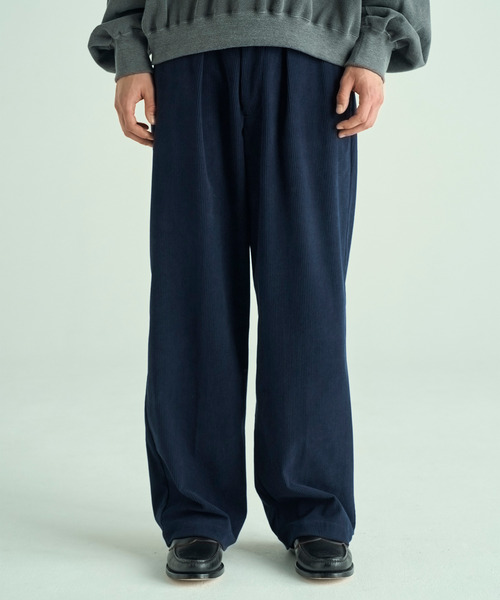 VICTIM(ヴィクティム)の「VICTIM ヴィクティム / CORDUROY EASY PANTS セットアップコーデュロイイージーパンツ / VTM-25-P-104(その他パンツ・メンズ・ブラック/ブラウン/ネイビー・1/2/3)」の4枚目の写真