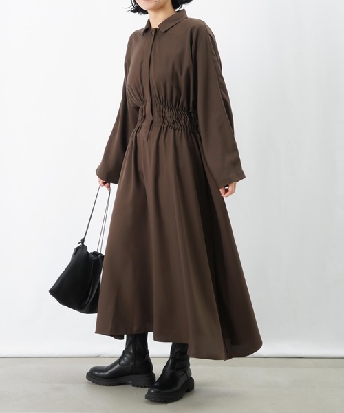 セール】LC/LLL ウエストギャザーワンピース（ワンピース）｜LUCA/LADY