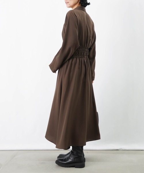 LUCA/LADY LUCK LUCA（ルカ/レディラックルカ）の「LC/LLL ウエストギャザーワンピース（ワンピース・レディース・ブラック/ブラウン・FREE）」の11枚目の写真