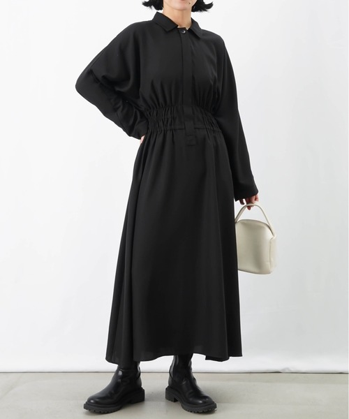 LUCA/LADY LUCK LUCA（ルカ/レディラックルカ）の「LC/LLL ウエストギャザーワンピース（ワンピース・レディース・ブラック/ブラウン・FREE）」の9枚目の写真