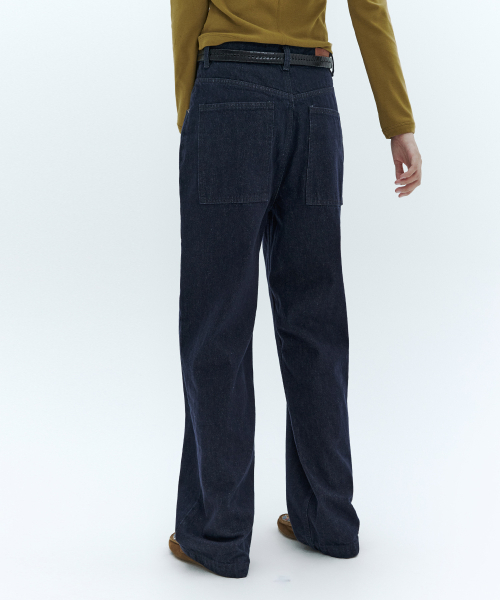 CITYBREEZE(シティブリーズ)の「カーブデニムパンツ_インディゴ(デニムパンツ・レディース・ダークブルー・SMALL/MEDIUM)」の5枚目の写真