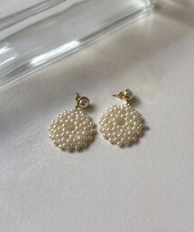 Chez toi | 小粒パールリングピアス(ピアス（両耳用）)
