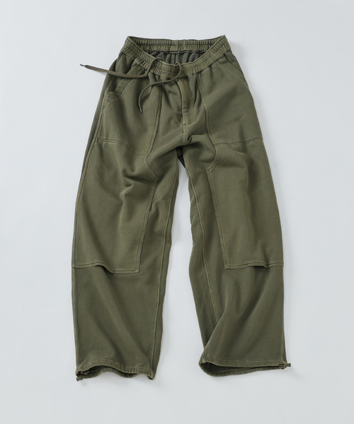 ループスウェット ダブルニー イージーパンツ（スウェットパンツ