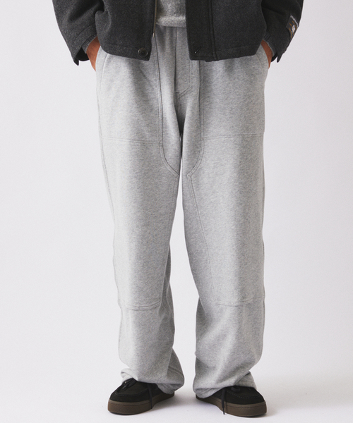 JOURNAL STANDARD relume（ジャーナルスタンダード　レリューム）の「ループスウェット ダブルニー イージーパンツ（スウェットパンツ・メンズ・グレー/カーキ/ブラウン・SMALL/MEDIUM/LARGE）」の20枚目の写真