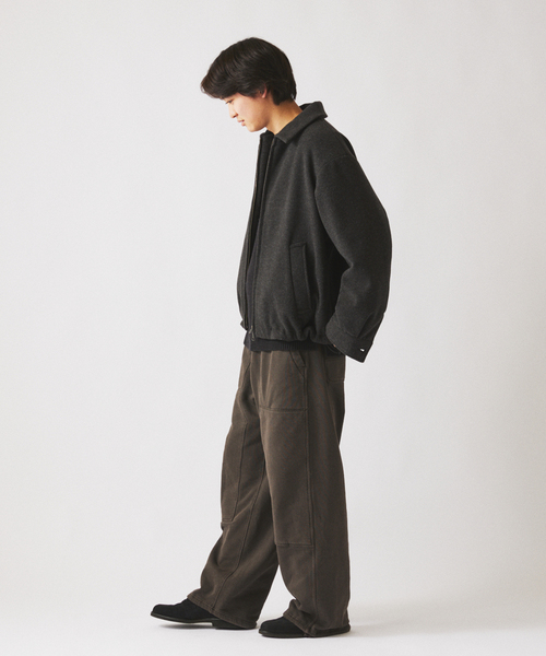 JOURNAL STANDARD relume（ジャーナルスタンダード　レリューム）の「ループスウェット ダブルニー イージーパンツ（スウェットパンツ・メンズ・グレー/カーキ/ブラウン・SMALL/MEDIUM/LARGE）」の22枚目の写真