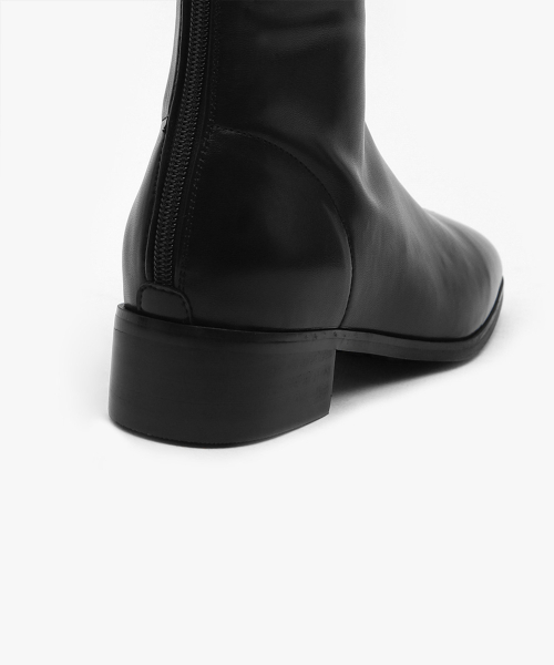 SAPPUN（サプン）の「リオサソックスアンクルブーツ（3.5cm）（ブーツ・レディース・ブラック/ダークブラウン・25cm/25.5cm/22cm/22.5cm/23cm/23.5cm/24cm/24.5cm）」の6枚目の写真