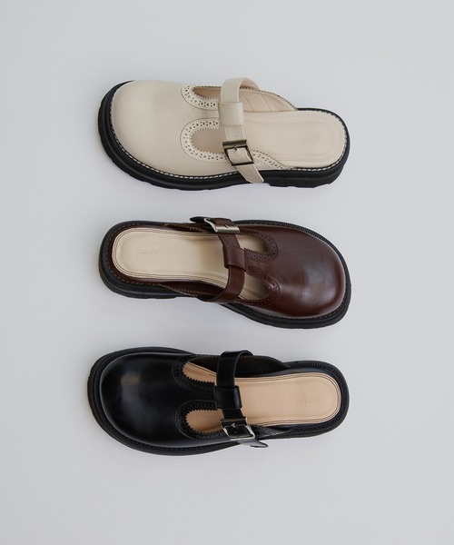 Ameri（アメリ）の「BROGUE SLIDE LOAFER（ローファー・レディース・ブラウン/アイボリー/ブラック・SMALL/MEDIUM/LARGE）」の22枚目の写真