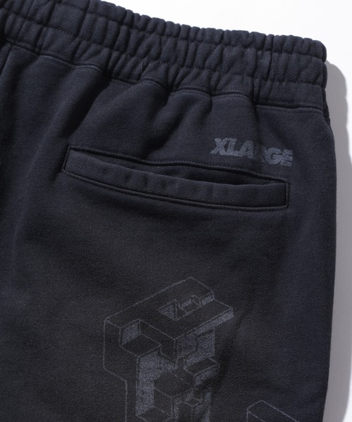 XLARGE（エクストララージ）の「GEOMETRIC SWEAT PANTS（スウェットパンツ・メンズ・ブラック/ベージュ/ネイビー・S/M/L/XL）」の12枚目の写真