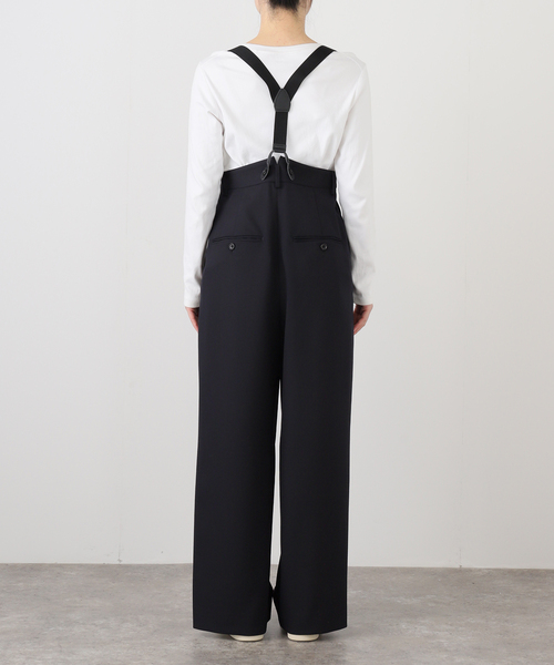 FRAMeWORK(フレームワーク)の「SUSPENDERS パンツ(スラックス・レディース・ネイビー・38/36)」の14枚目の写真