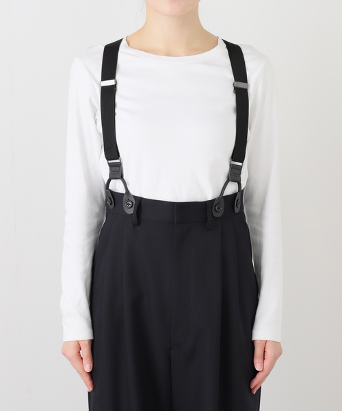 FRAMeWORK(フレームワーク)の「SUSPENDERS パンツ(スラックス・レディース・ネイビー・38/36)」の15枚目の写真