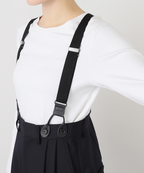 FRAMeWORK(フレームワーク)の「SUSPENDERS パンツ(スラックス・レディース・ネイビー・38/36)」の17枚目の写真