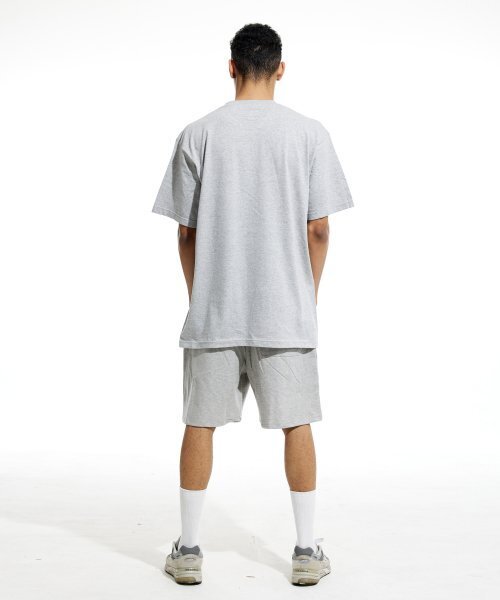 CREAM SODA LAB(クリームソーダラボ)の「ユエスエー バスケットボール スモールロゴ トレーニング ショートパンツ グレー ブラック(その他パンツ・レディース・その他・LARGE/MEDIUM/X-LARGE)」の7枚目の写真