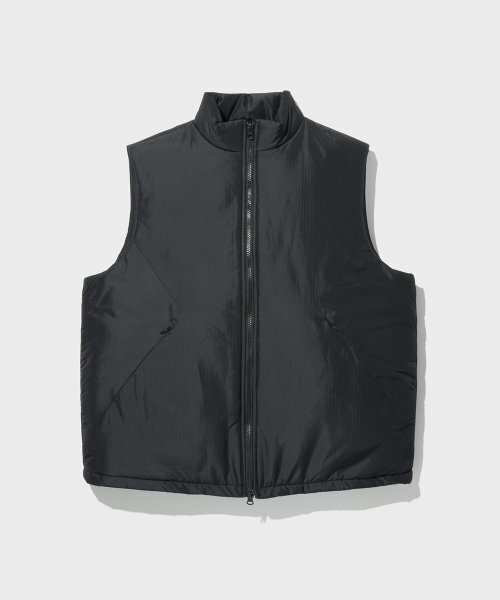   ブラック ダウンベスト S CATENA VEST (BLACK)（ダウンベスト）｜SHIRTER（シャーター）の