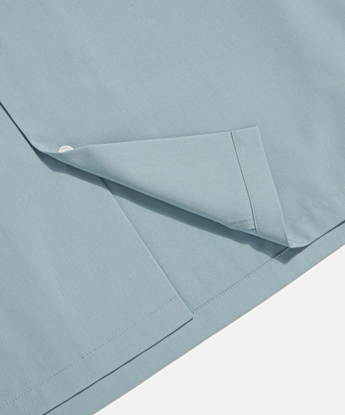 ESPIONAGE(エスピオナジ)の「Script Logo Open Collar S/S Shirt Rusty Blue(シャツ/ブラウス・レディース・その他・LARGE/MEDIUM/X-LARGE)」の8枚目の写真