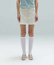 DEARSTALKER（ディアストーカー）の「HERA BUTTON LACE SKIRT - BEIGE（スカート）」