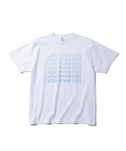 ZOZOVILLA(ゾゾヴィラ)の「CLOSE YOUR EYES × ZOZOTOWN Gradient Logo T-Shirt(Tシャツ/カットソー・メンズ・ホワイト/ブラック・SMALL/MEDIUM/LARGE/X-LARGE)」の2枚目の写真