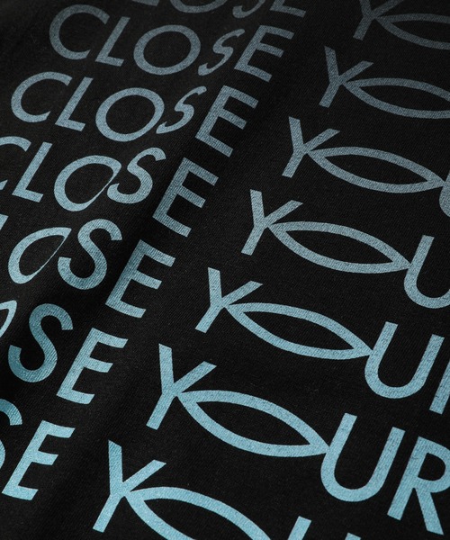 ZOZOVILLA(ゾゾヴィラ)の「CLOSE YOUR EYES × ZOZOTOWN Gradient Logo T-Shirt(Tシャツ/カットソー・メンズ・ホワイト/ブラック・SMALL/MEDIUM/LARGE/X-LARGE)」の4枚目の写真
